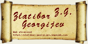 Zlatibor Georgijev vizit kartica